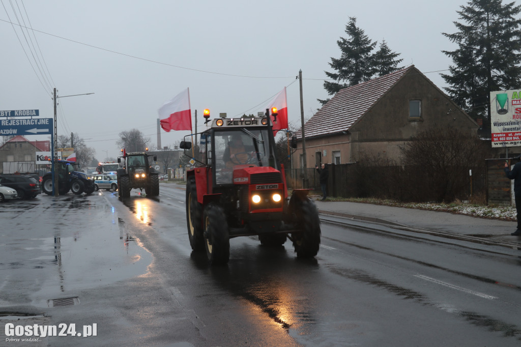 Rolnicy z powiatu gostyńskiego również protestują