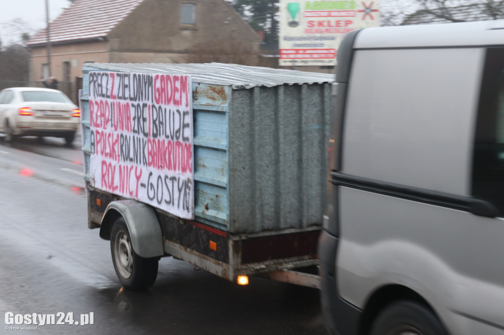 Rolnicy z powiatu gostyńskiego również protestują