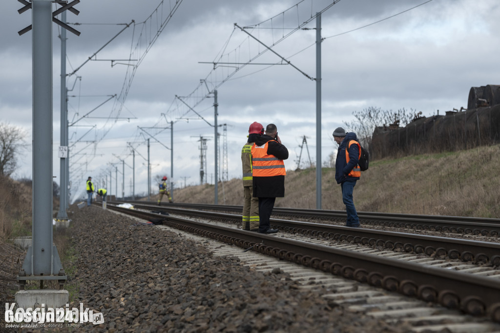 Śmiertelne potrącenie na torach w Kościanie