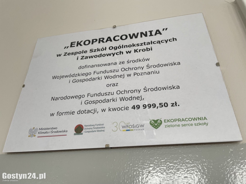 Otwarcie Ekopracowni z ZSOiZ w Krobi