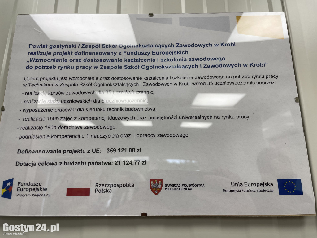 Otwarcie Ekopracowni z ZSOiZ w Krobi