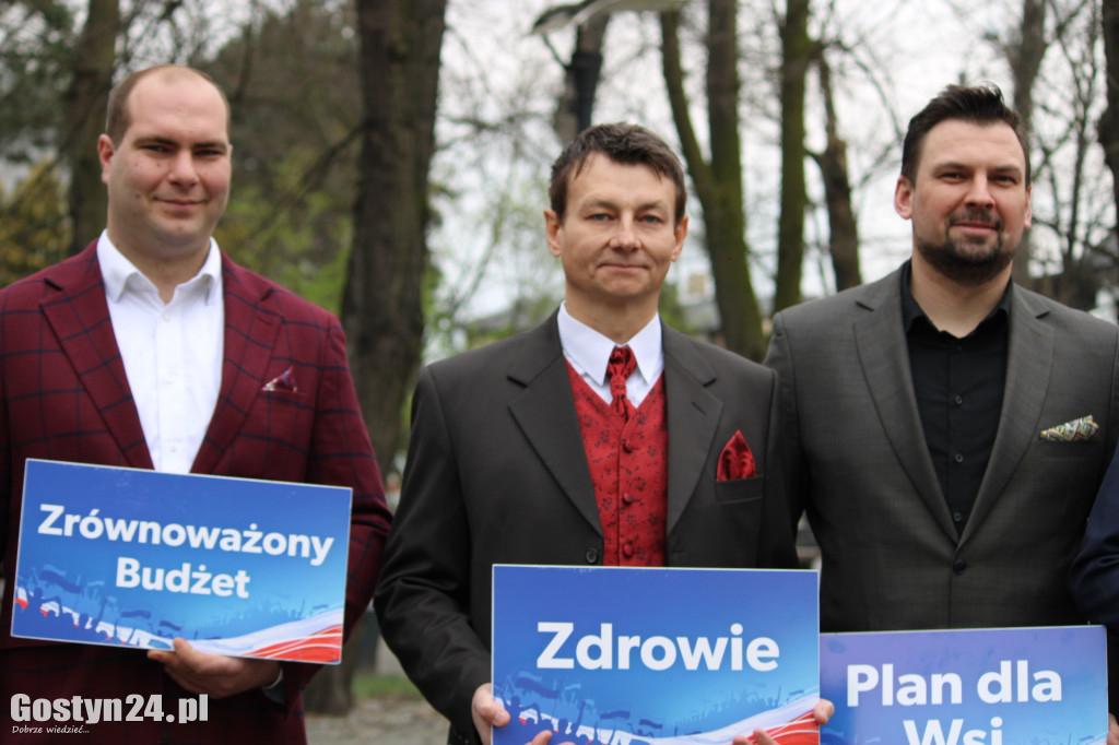 Konferencja PiS w Gostyniu