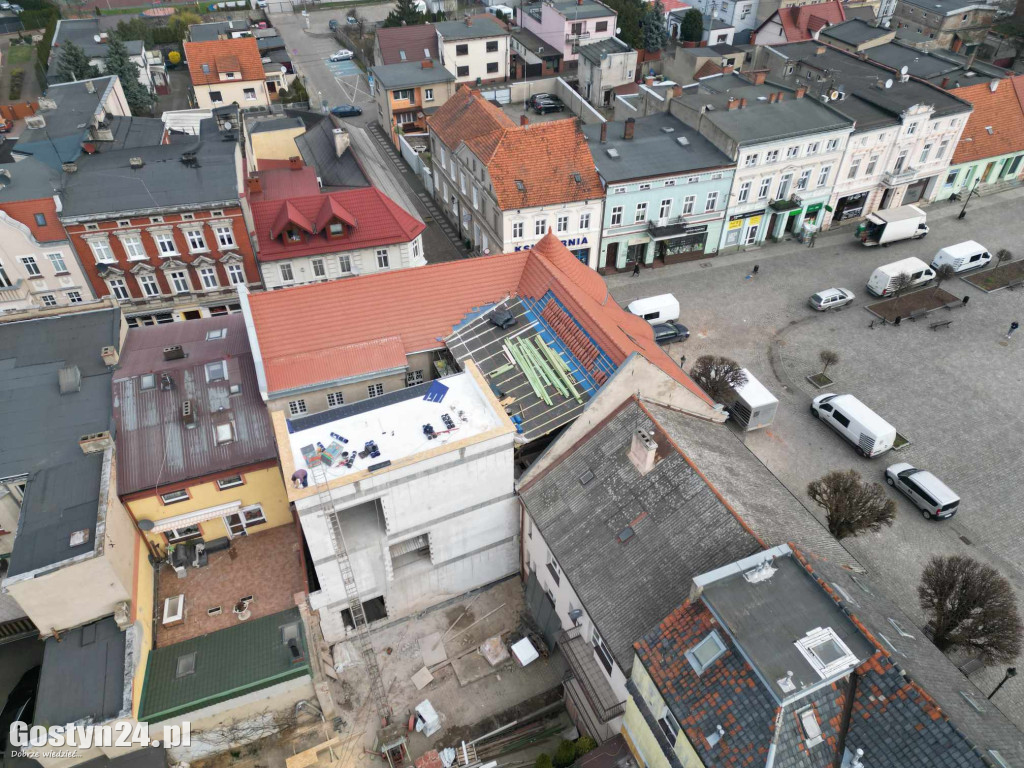 Trwa modernizacja kamienicy przy rynku