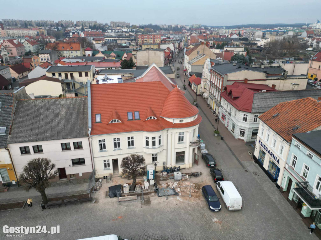 Trwa modernizacja kamienicy przy rynku