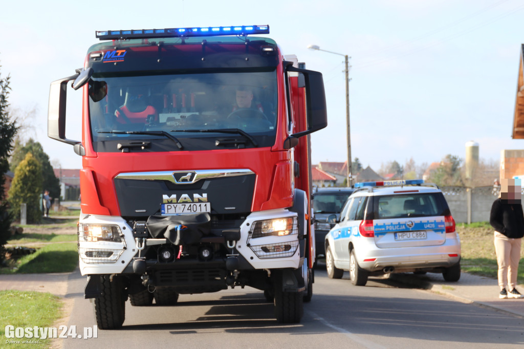 Wypadek w tartaku w Kunowie