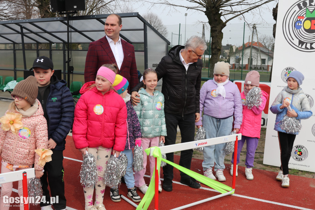 Otwarcie nowej bieżni na stadionie w Borku Wlkp.