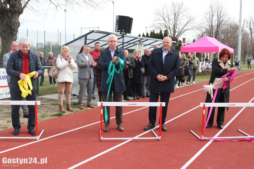 Otwarcie nowej bieżni na stadionie w Borku Wlkp.