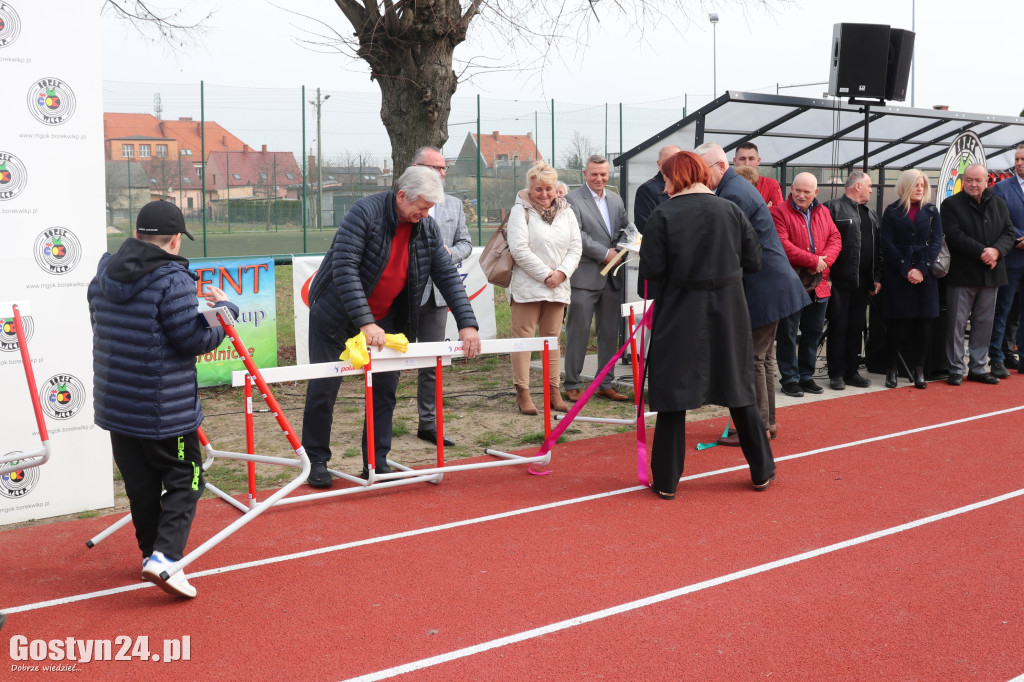 Otwarcie nowej bieżni na stadionie w Borku Wlkp.