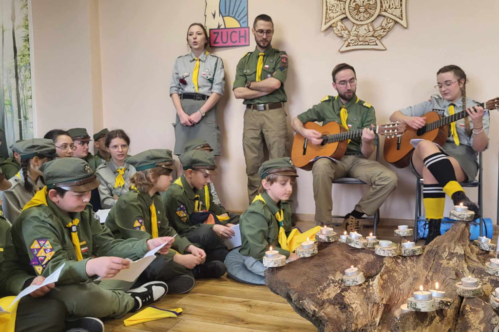 Otwarcie harcówki w Brzeziu