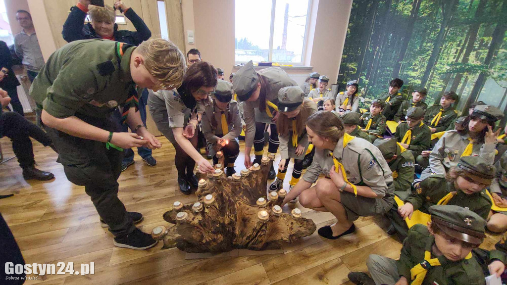 Otwarcie harcówki w Brzeziu