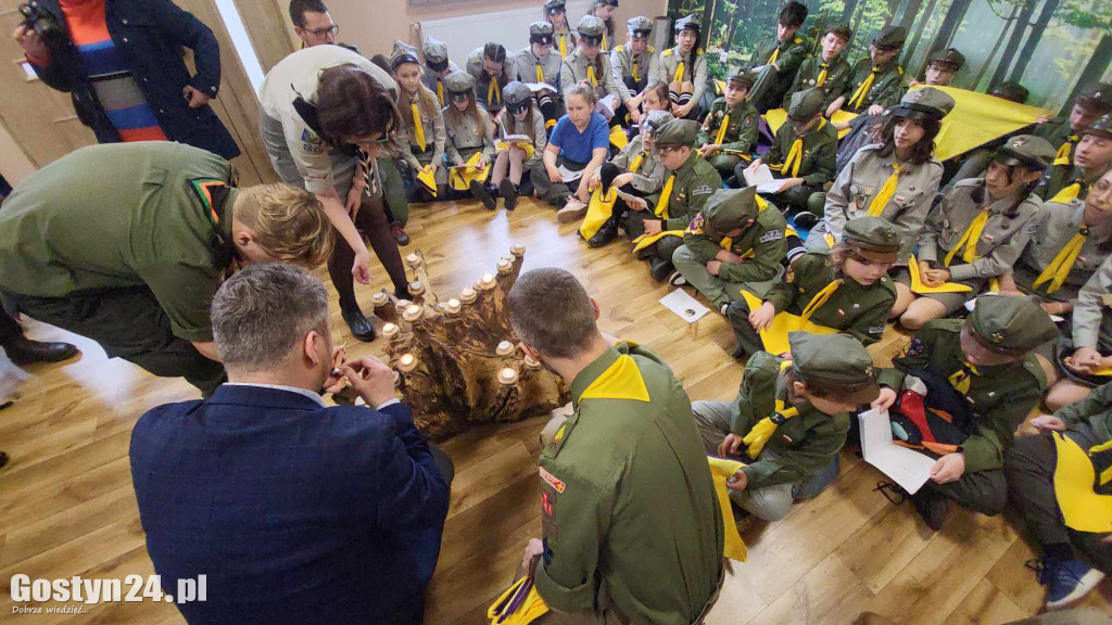 Otwarcie harcówki w Brzeziu