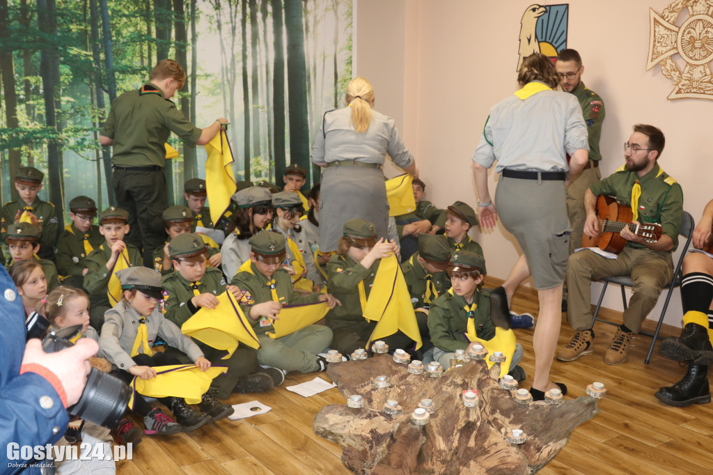 Otwarcie harcówki w Brzeziu
