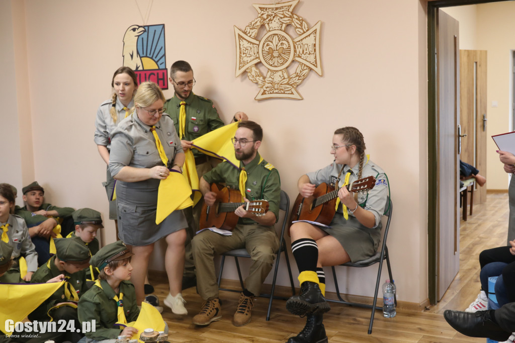 Otwarcie harcówki w Brzeziu