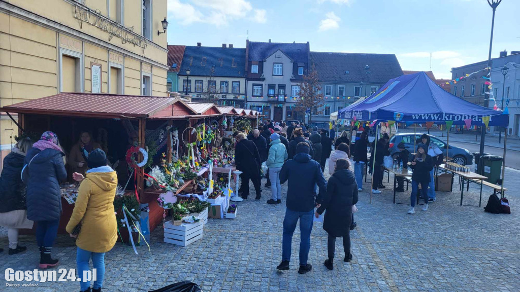Jarmark Wielkanocny na rynku w Krobi
