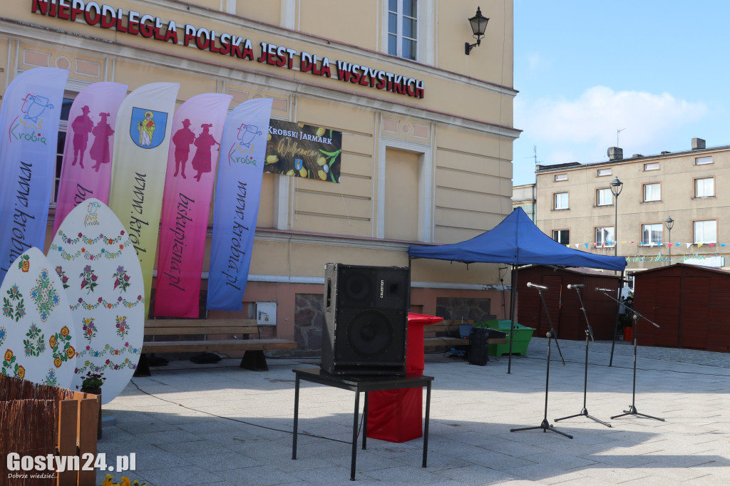 Jarmark Wielkanocny na rynku w Krobi