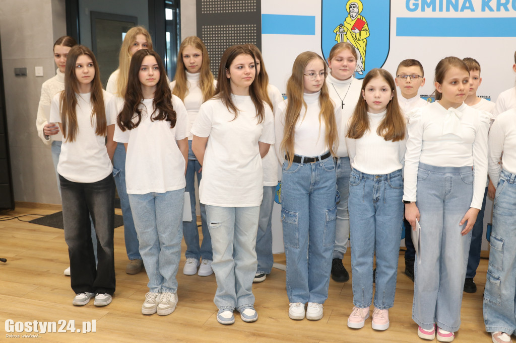 Wręczono stypendia sportowe w gminie Krobia