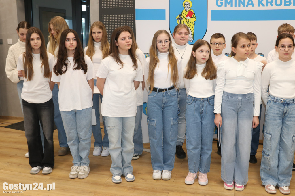 Wręczono stypendia sportowe w gminie Krobia