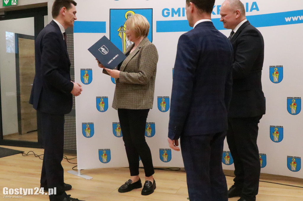 Wręczono stypendia sportowe w gminie Krobia
