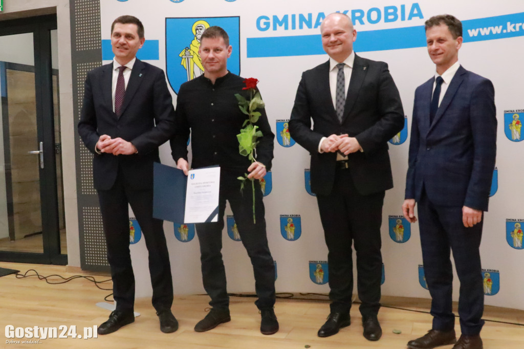 Wręczono stypendia sportowe w gminie Krobia