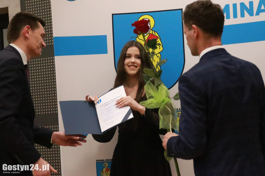 Wręczono stypendia sportowe w gminie Krobia