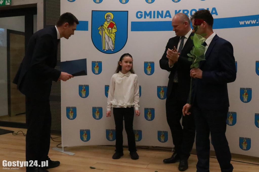 Wręczono stypendia sportowe w gminie Krobia