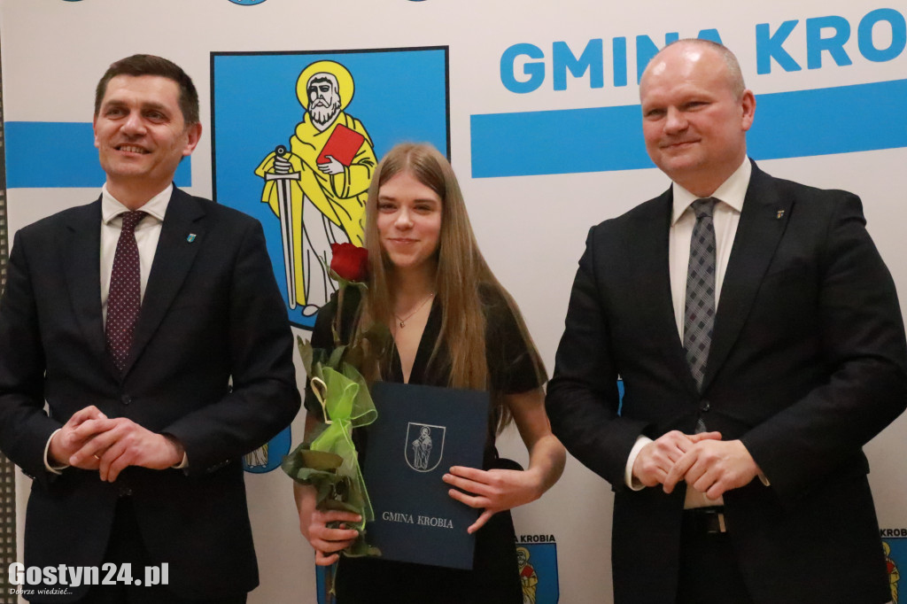 Wręczono stypendia sportowe w gminie Krobia