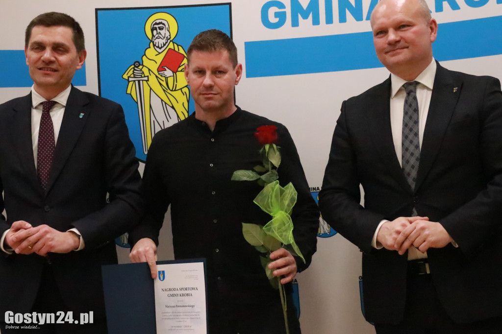 Wręczono stypendia sportowe w gminie Krobia