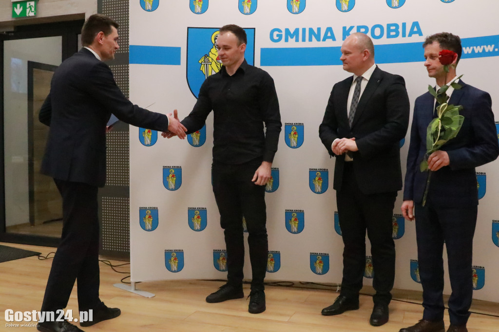 Wręczono stypendia sportowe w gminie Krobia