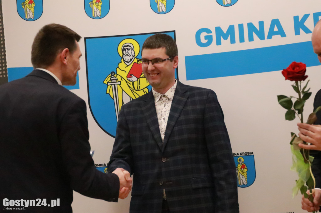 Wręczono stypendia sportowe w gminie Krobia