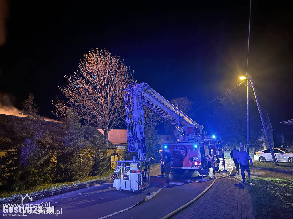 Pożar w Pełczynie, doszczętnie spłonęła stodoła