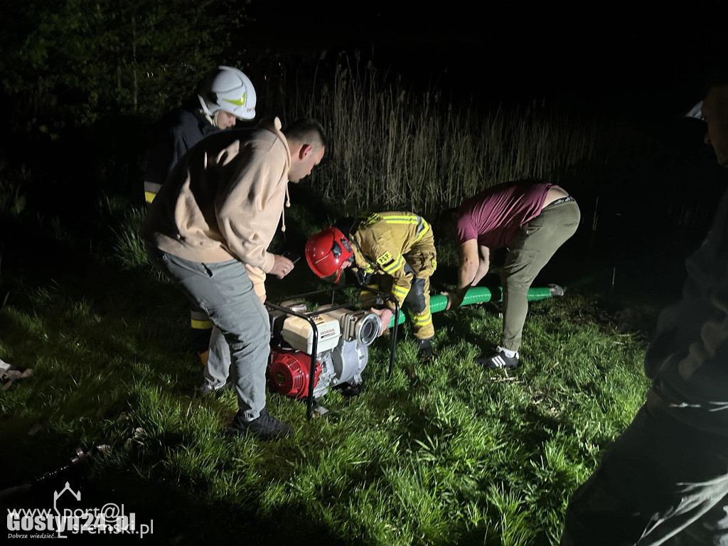 Pożar w Pełczynie, doszczętnie spłonęła stodoła