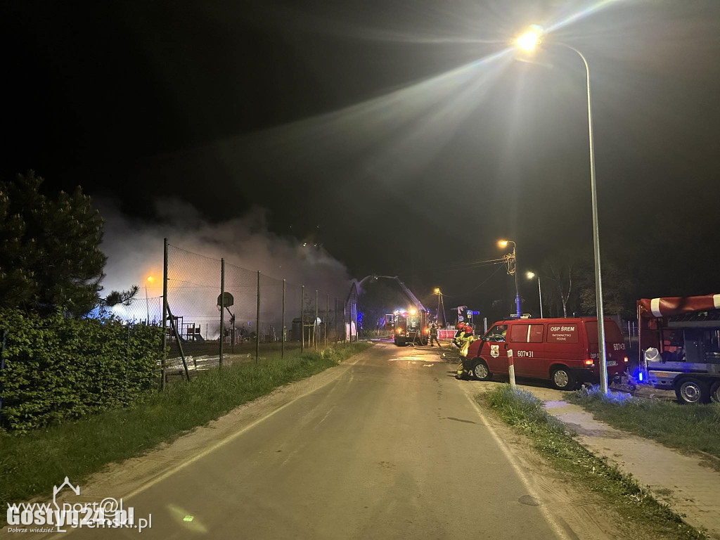 Pożar w Pełczynie, doszczętnie spłonęła stodoła