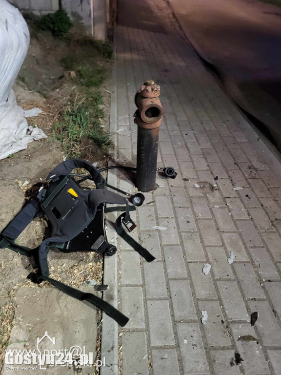 Pożar w Pełczynie, doszczętnie spłonęła stodoła