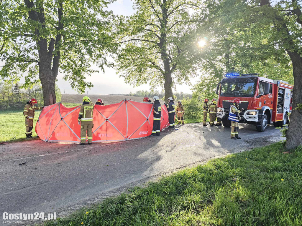 Śmiertelny wypadek na trasie Piaski - Strzelce Wielkie