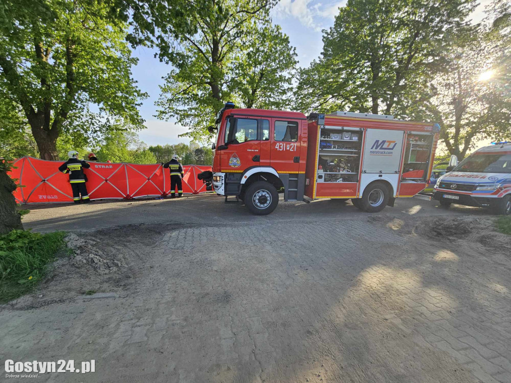 Śmiertelny wypadek na trasie Piaski - Strzelce Wielkie