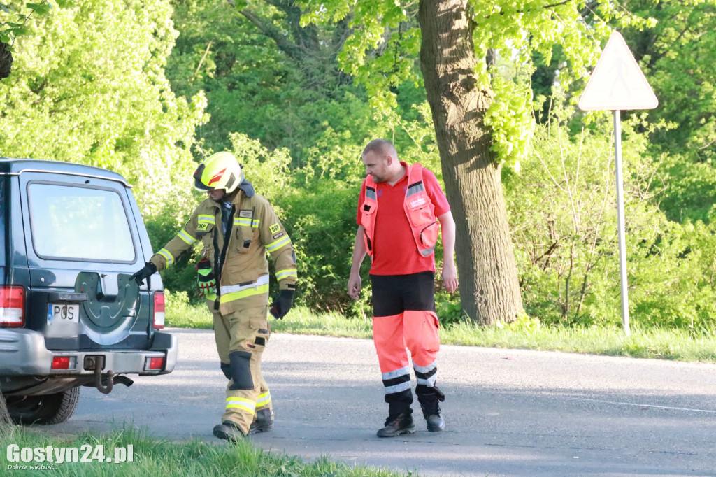 Śmiertelny wypadek na trasie Piaski - Strzelce Wielkie