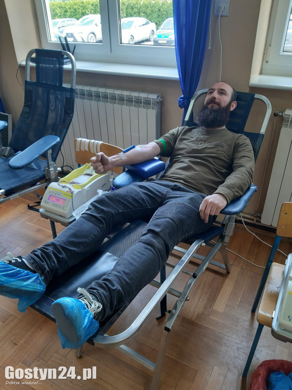 Zbiórka krwi zorganizowana przez OSP i ZSOIZ w Krobi