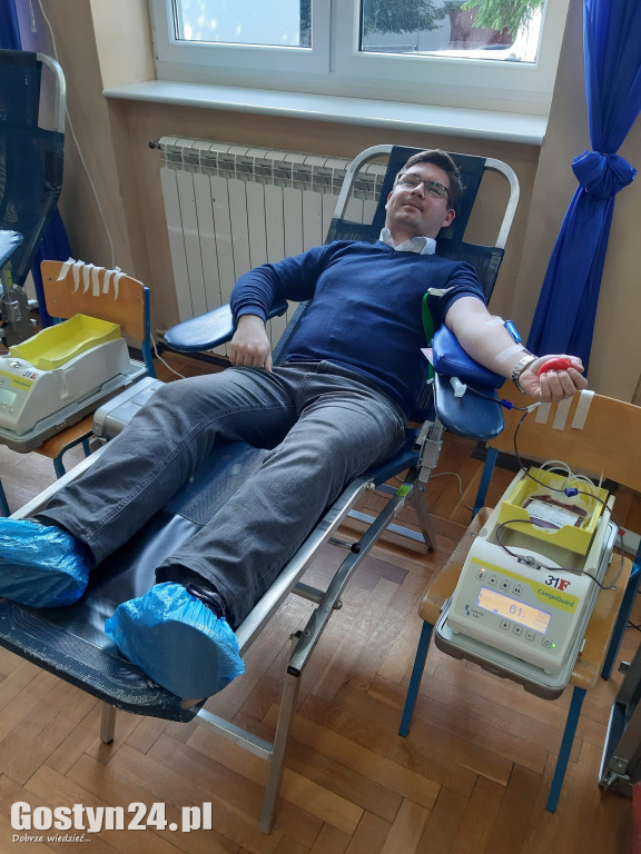 Zbiórka krwi zorganizowana przez OSP i ZSOIZ w Krobi