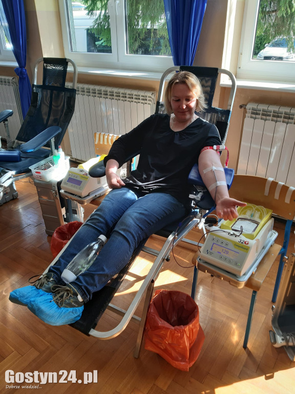 Zbiórka krwi zorganizowana przez OSP i ZSOIZ w Krobi