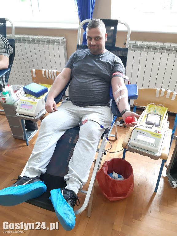 Zbiórka krwi zorganizowana przez OSP i ZSOIZ w Krobi