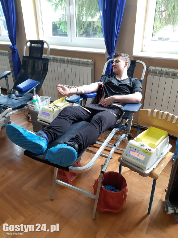 Zbiórka krwi zorganizowana przez OSP i ZSOIZ w Krobi