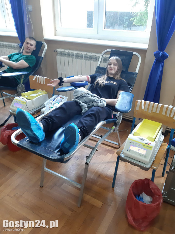 Zbiórka krwi zorganizowana przez OSP i ZSOIZ w Krobi