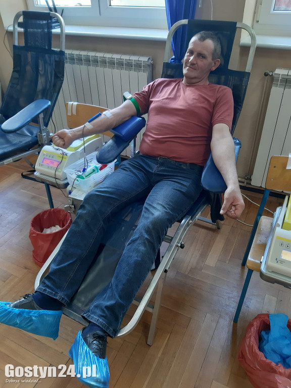 Zbiórka krwi zorganizowana przez OSP i ZSOIZ w Krobi