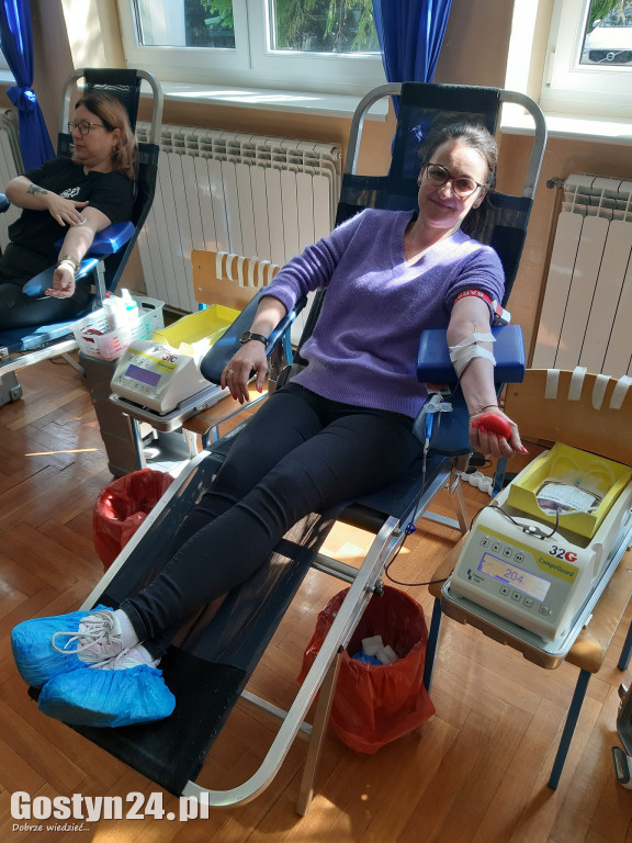 Zbiórka krwi zorganizowana przez OSP i ZSOIZ w Krobi