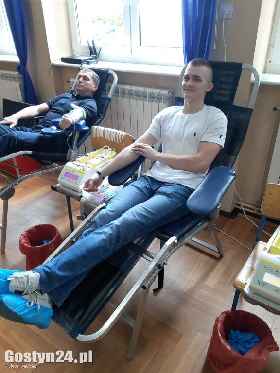 Zbiórka krwi zorganizowana przez OSP i ZSOIZ w Krobi