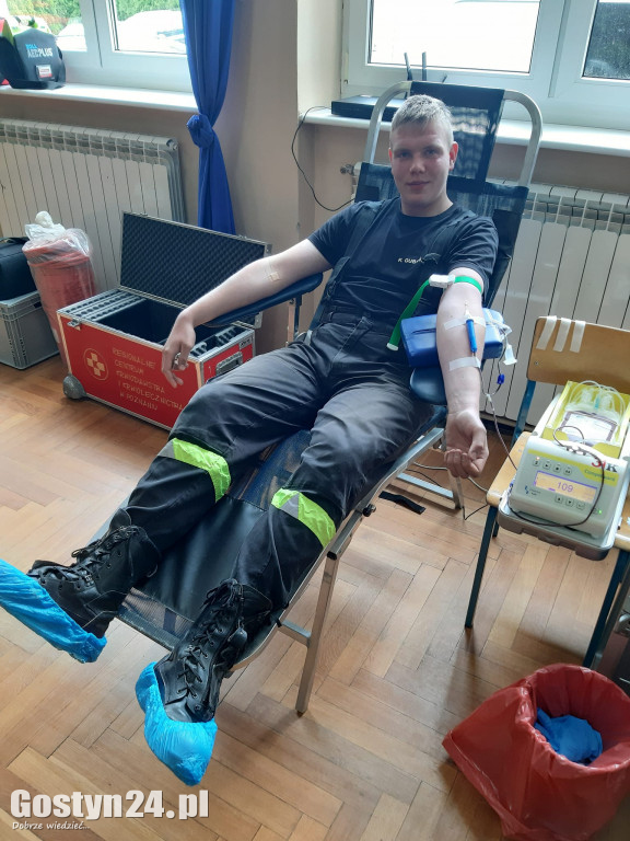 Zbiórka krwi zorganizowana przez OSP i ZSOIZ w Krobi