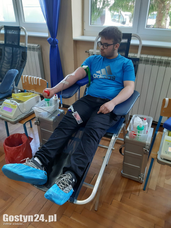 Zbiórka krwi zorganizowana przez OSP i ZSOIZ w Krobi