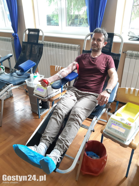 Zbiórka krwi zorganizowana przez OSP i ZSOIZ w Krobi