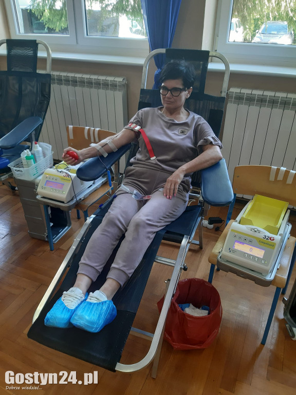 Zbiórka krwi zorganizowana przez OSP i ZSOIZ w Krobi