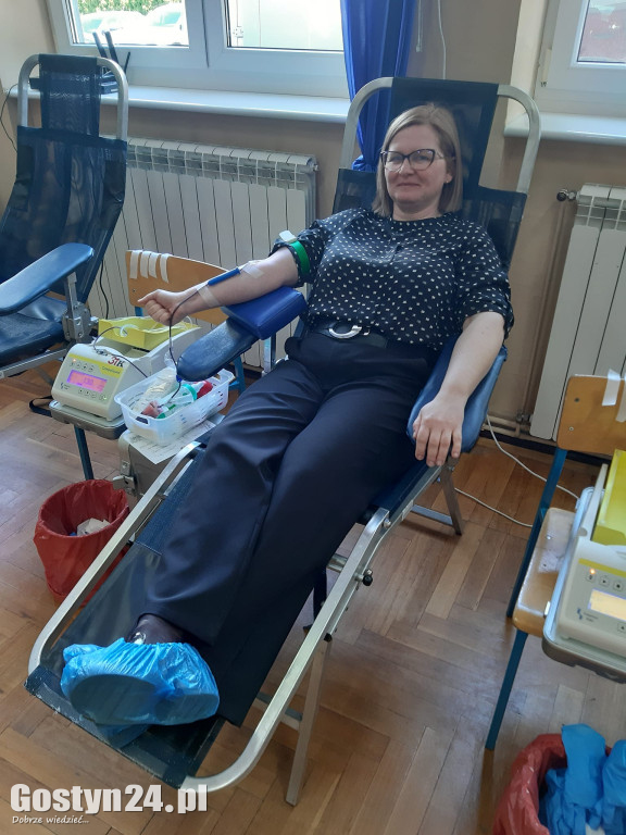 Zbiórka krwi zorganizowana przez OSP i ZSOIZ w Krobi